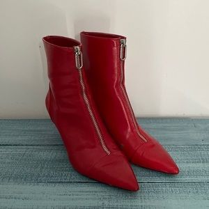 ZARA Size 6 Red Boots